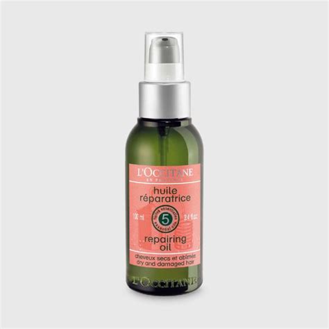 It is a 100% natural oil for hair and skin care with full nutrition benefits thanks to cold press technique. L'OCCITANE Aromachologie Repairing Hair Oil 100ml