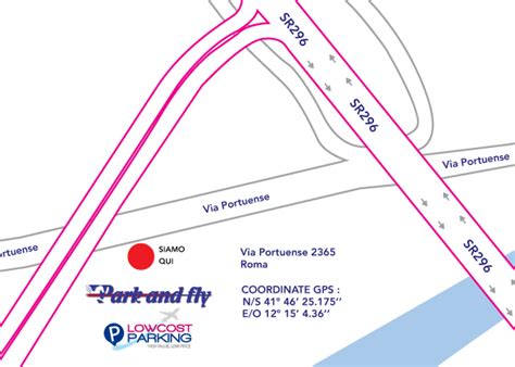 Where To Find Us Fiumicino Airport Lowcostparking