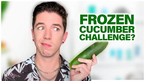 Reacting To Viral Tiktok Trend Frozen Cucumber Facial Youtube