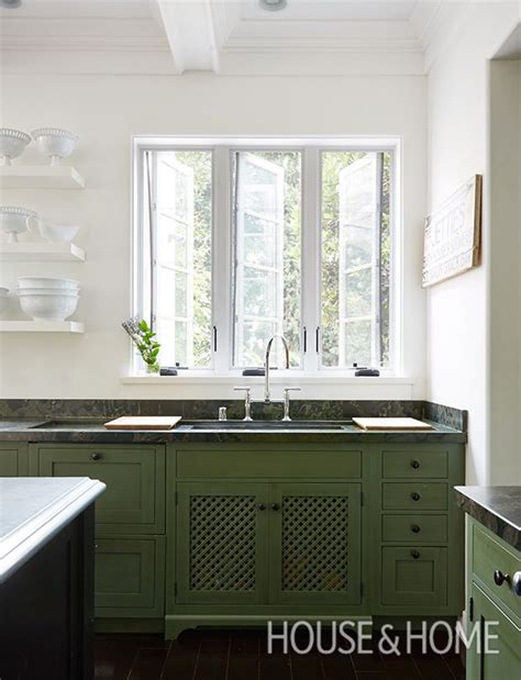 Bored Of White Kitchens Discover The Cabinet Color We Love Green