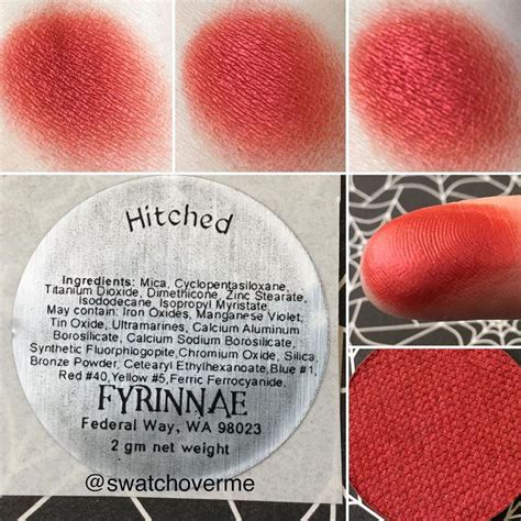 Fyrinnae Eye Shadow In Hitched This Is Pressed Harder Than Their Other