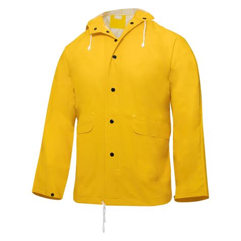 Rothco 3614 Xl X Large Yellow Polyesterpvc Rain Jacket
