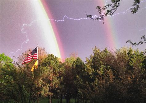 Photos Rainbows Cross Sky After Weekend Storms Photo Galleries