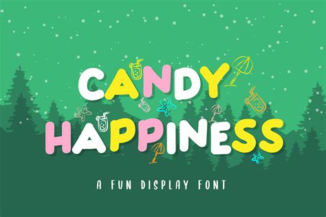Candy Happiness Font By Anasofart · Creative Fabrica