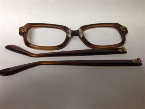 vintage retro bcg military surplus eyeglass frames with demos ebay