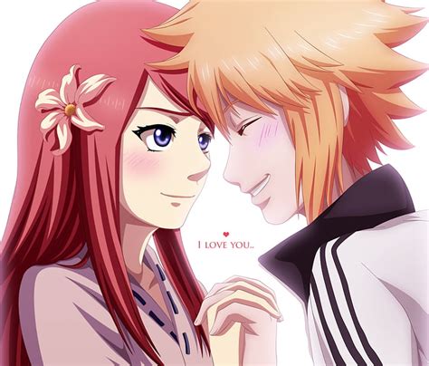 Minato Namikaze And Kushina Uzumaki Kiss