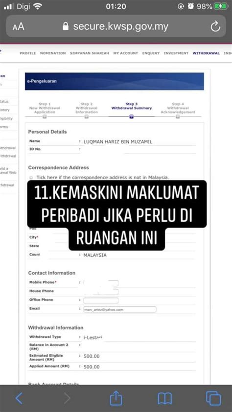 Kini anda boleh mengeluarkan duit asnb secara online. Pencarum KWSP Boleh 'Withdraw' Maksimum RM500 Akaun 2 - JMR
