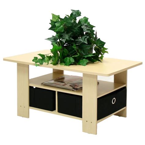 Furinno 15020wn oval coffee table is a great fit for your modern simple lifestyle. Furinno Andrey Coffee Table with Bin Drawer, Multiple ...