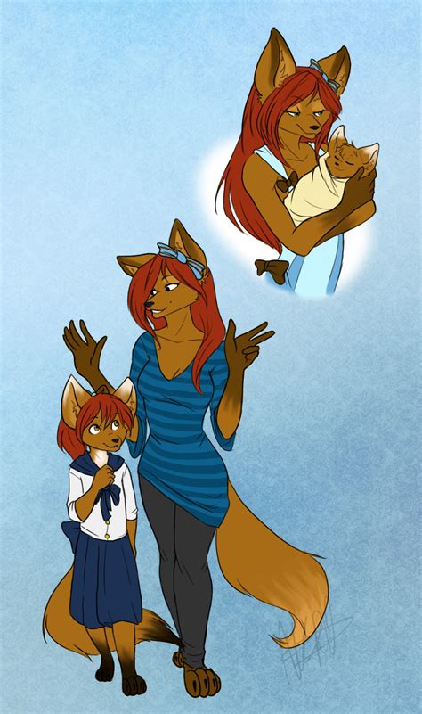 Mother And Daughter By Sunettethewolf On Deviantart