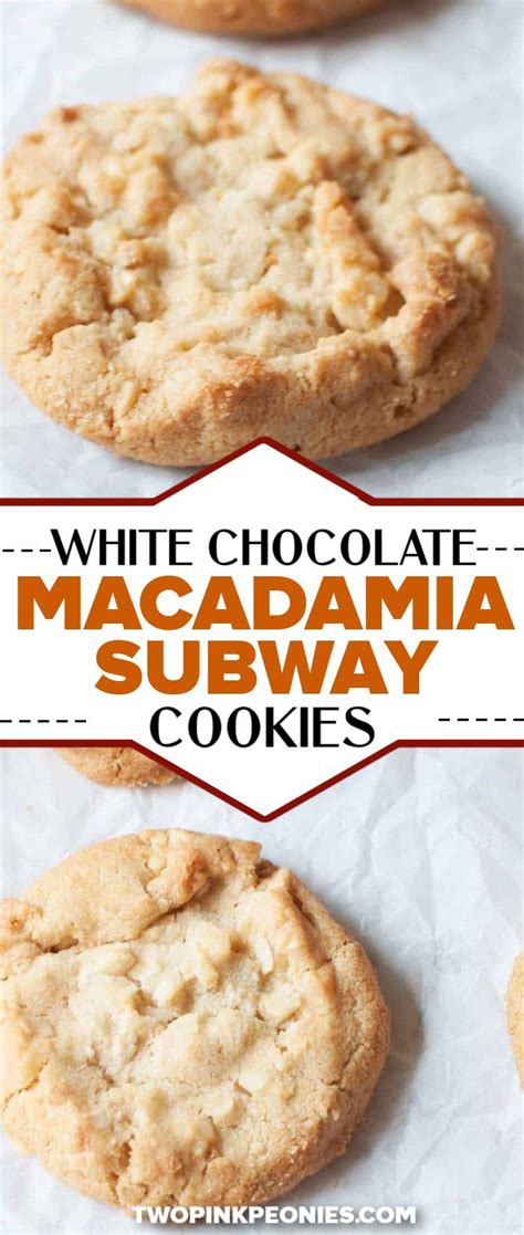 White Chocolate Macadamia Cookies Macadamia Nut Cookies Chocolate