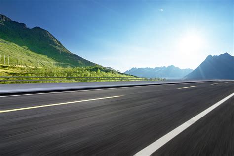 Winding Mountain Road Without Cars Stock Photo Download Image Now