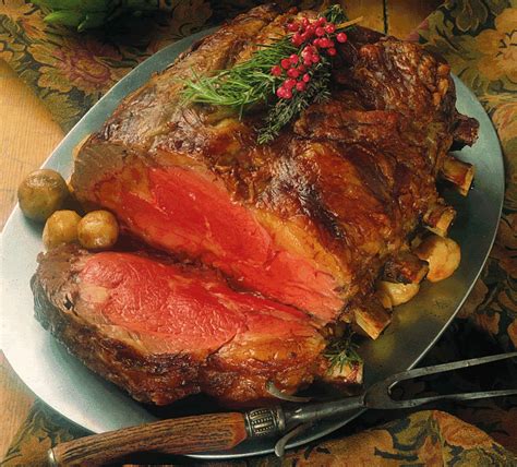 Prime rib roast (also known as a standing rib roast) is easily scalable for a larger crowd. Holiday Recipes: Horseradish Crusted Prime Rib of Beef ...