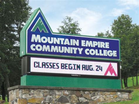 Mountain Empire Community College Big Stone Gap Va Watchfire Signs