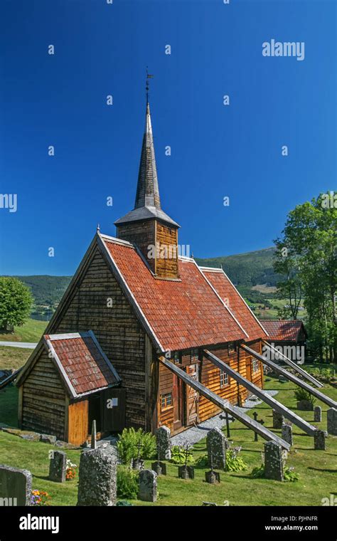 Rodven Stave Church Norway Stock Photo Alamy