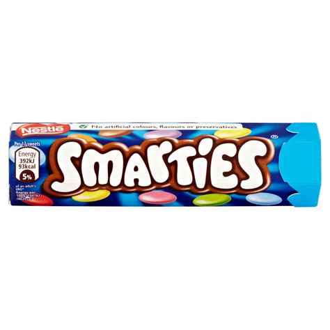 Smarties Milk Chocolate Sweets Tube 38g Cannich Stores