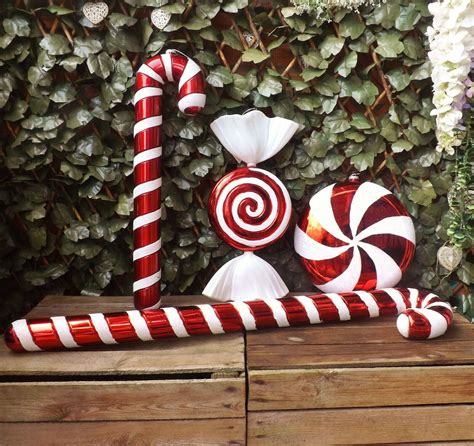 20 Big Candy Cane Ornaments