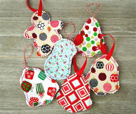Easy Fabric Ornaments Crafty For Home