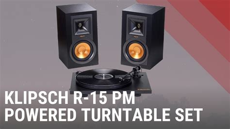 Klipsch R 15pm Powered Turntable System Set Quick Look India Youtube