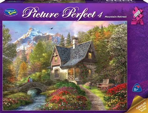Holdson Picture Perfect 1000pc Puzzle Mountain Retreat Board Game