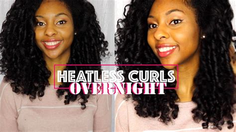 Heatless Curls Overnight Youtube