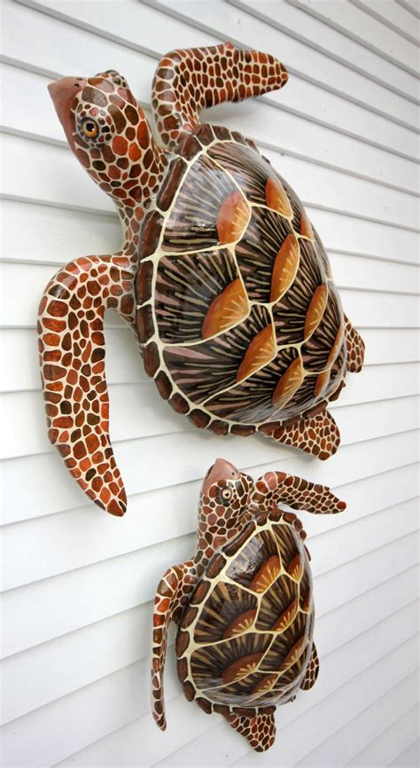 Large Sea Turtle Wall Sculpture 34 Original Artwork