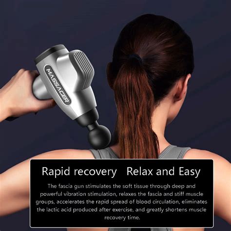 Muscle Massage Handheld Vibration Deep Tissue Massager Powerful Cordless Full Body Muscle