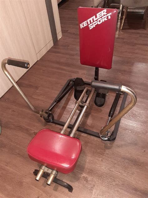 Vintage Rowing Machine Sports Equipment Exercise And Fitness Cardio