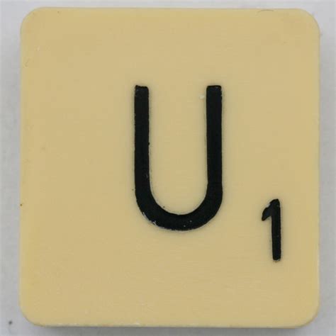 Scrabble Letter U A Photo On Flickriver