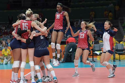Olympic Volleyball Results 2016 U S Women Clinch Quarterfinal Spot