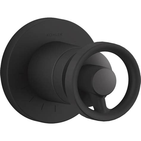 A black shower screen door handle from the ab pivot suite of shower screens enclosures. KOHLER Matte Black Industrial Shower Handle at Lowes.com