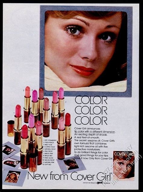 This Is An Original 1974 Print Ad For Cover Girl If Youve Seen Print