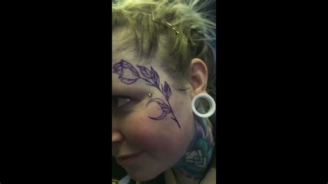 Tattoosbycherub Getting My Face Tattooed Youtube