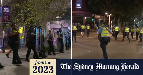 Video Two Riots Break Out In Perth On Australia Day