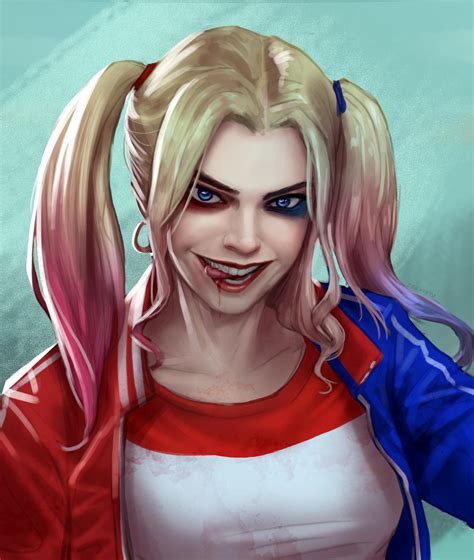 Fan Art Harley Quinn Painting By Me Dccomics