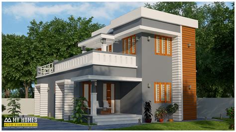 Three Bedroom Low Budget Modern House Kerala