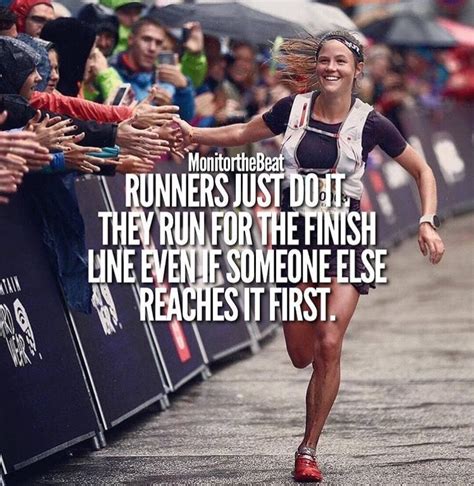 Runners Run For The Finish Line Even If Someone Else Reaches It First