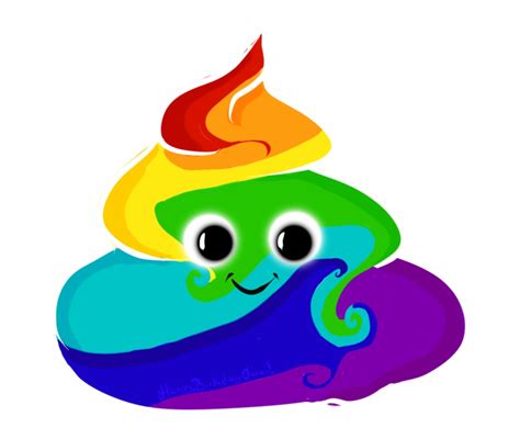 Poop Emoji Vector Free Rainbow Poop Emoji Png Clip Art Library