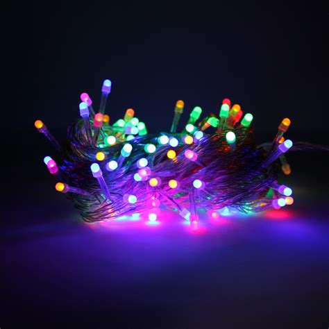 100 Led String Lights Matte Multicolor