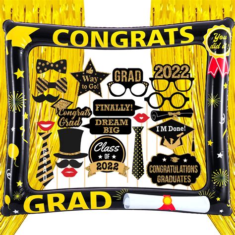 Buy Graduation Photo Booth Frame 2022 Pack Of 24 Graduation Photo