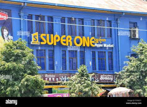 Super One Hyper Market Yangon Myanmar Stock Photo Alamy