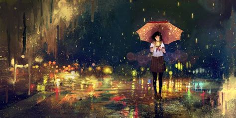 Beautiful Rain Anime Wallpapers Wallpaper Cave