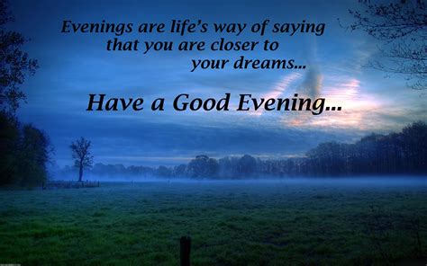 Beautiful Good Evening Quotes And Wishes Images
