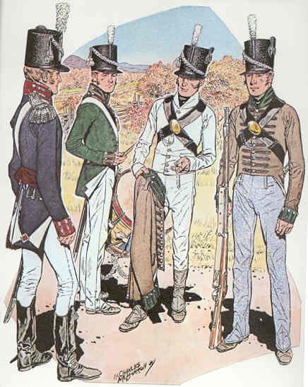 Uniforms Of The Us Army 1810s American Military History American