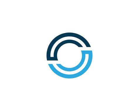 Emblem business company with two circle vector. Circle logo vector templates - Download Free Vectors ...