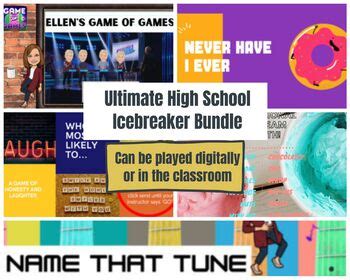 List of icebreaker games for work. Ultimate High School Digital Zoom Icebreaker Game Bundle ...