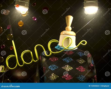 Dance Sign Stock Photo Image Of Colorful Evening Lights 12353622