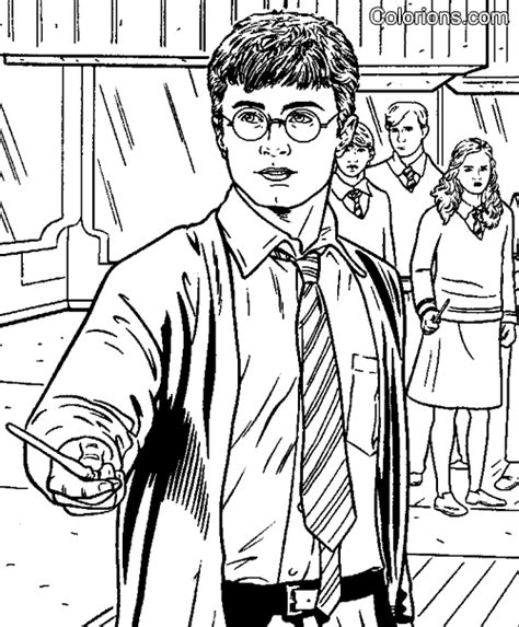 TOP39+ Coloriage De Harry Potter Aperçu  Fewo feha