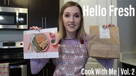 Hello Fresh Cook With Me Creamy Dill Pork Tenderloin Vol 2 Youtube
