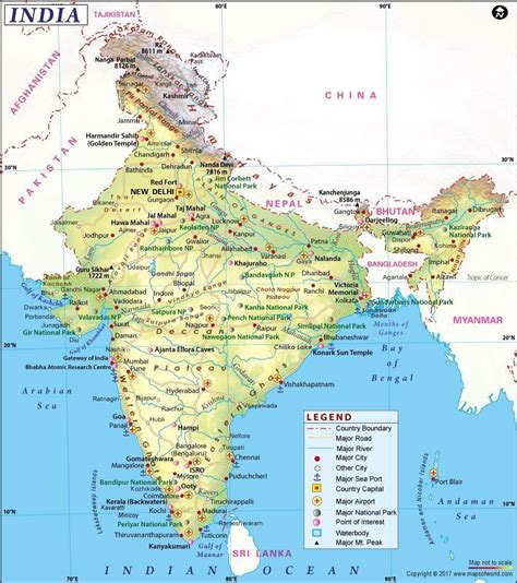 MOW AMZ on Twitter | India map, India world map, Political map
