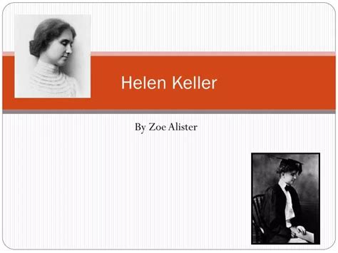 Ppt Helen Keller Powerpoint Presentation Free Download Id2943071